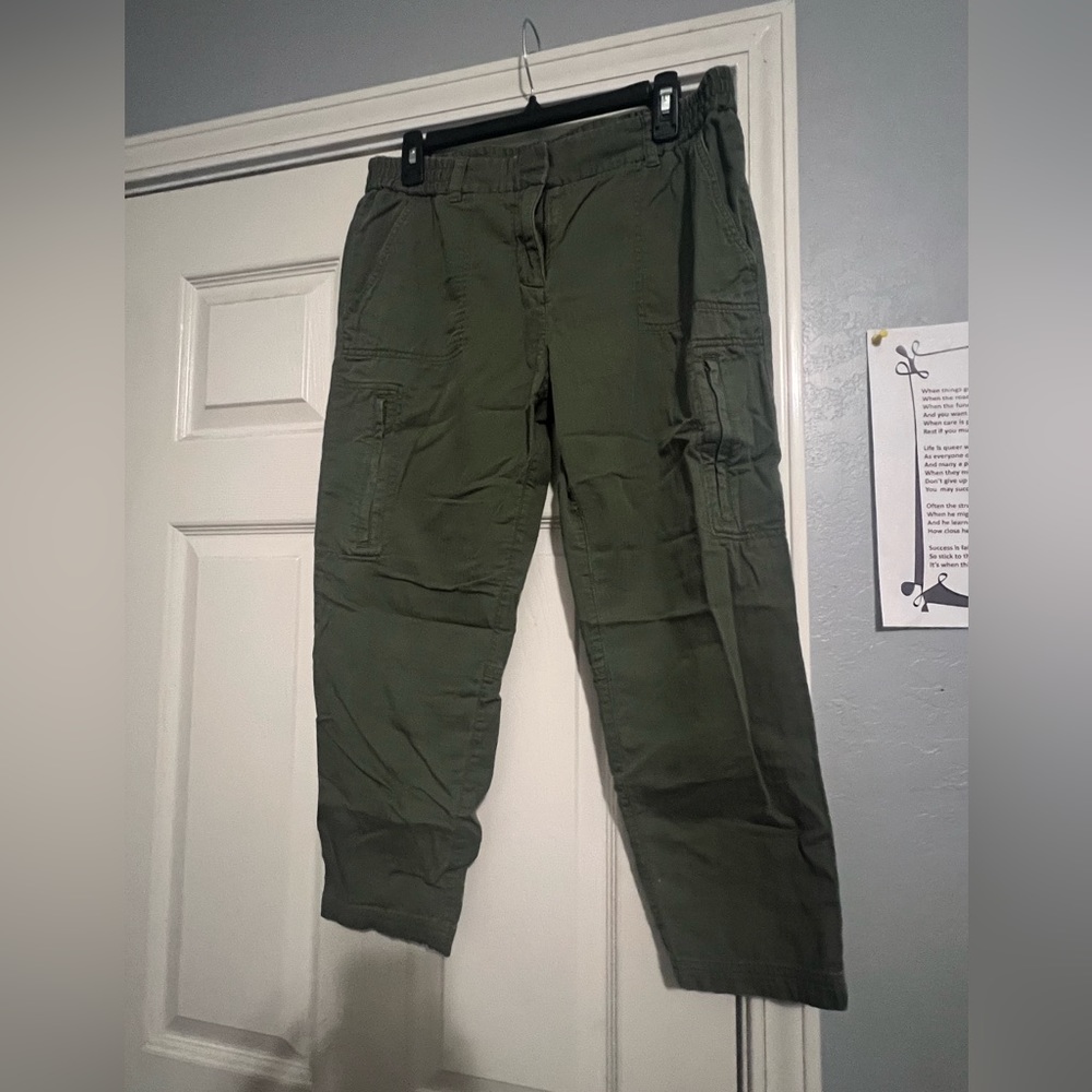 Loft pants hunter green-size 4